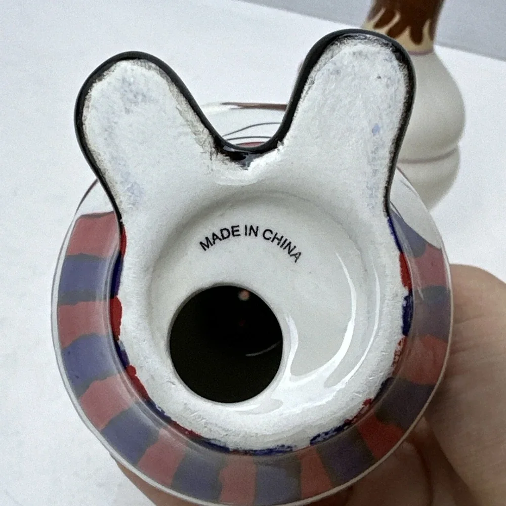 Vintage Mr & Mrs Chef Salt & Pepper Shakers Porcelain Hand Painted